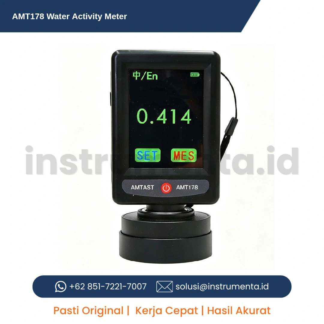 Official Supplier AMT178 Water Activity Meter Alat Ukur Aktivitas Air Genggam untuk Keamanan Pangan